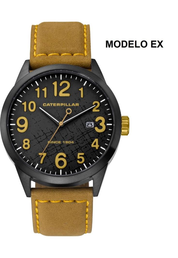CORREA PULSERA CAT HOMBRE EX MARRÓN-2