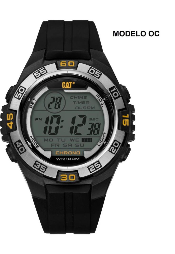 CORREA PULSERA CAT HOMBRE OC-21 Negro-2
