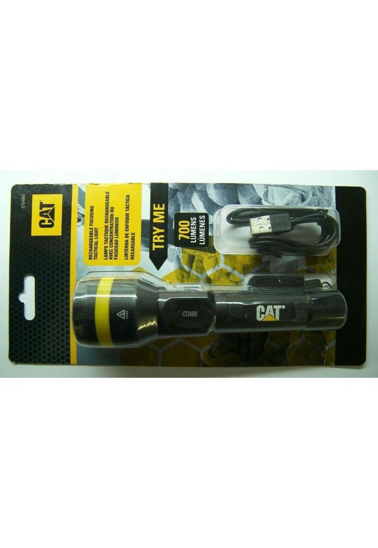 LINTERNA LED RECARGABLE CAT CT24565 LUMENES 700-4