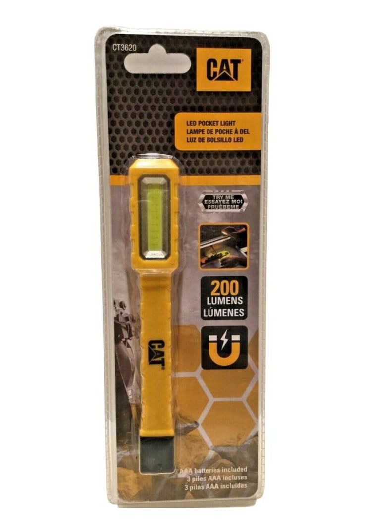 LINTERNA LED COB DE BOLSILLO  CT3620 LUMENES 200-0