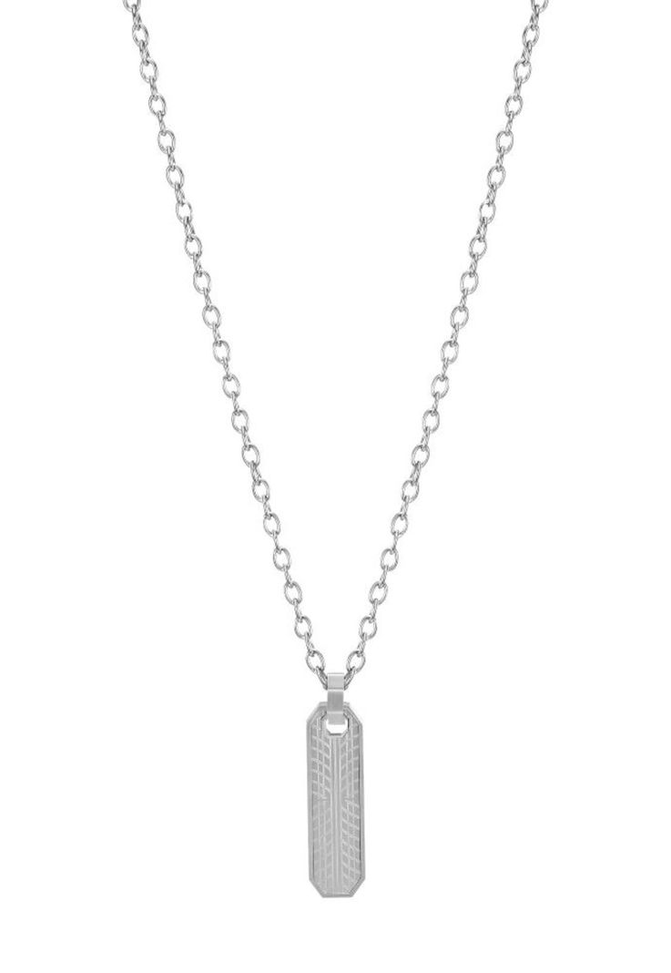 Cadena de Hombre Cat J001N00122 Plateado-0