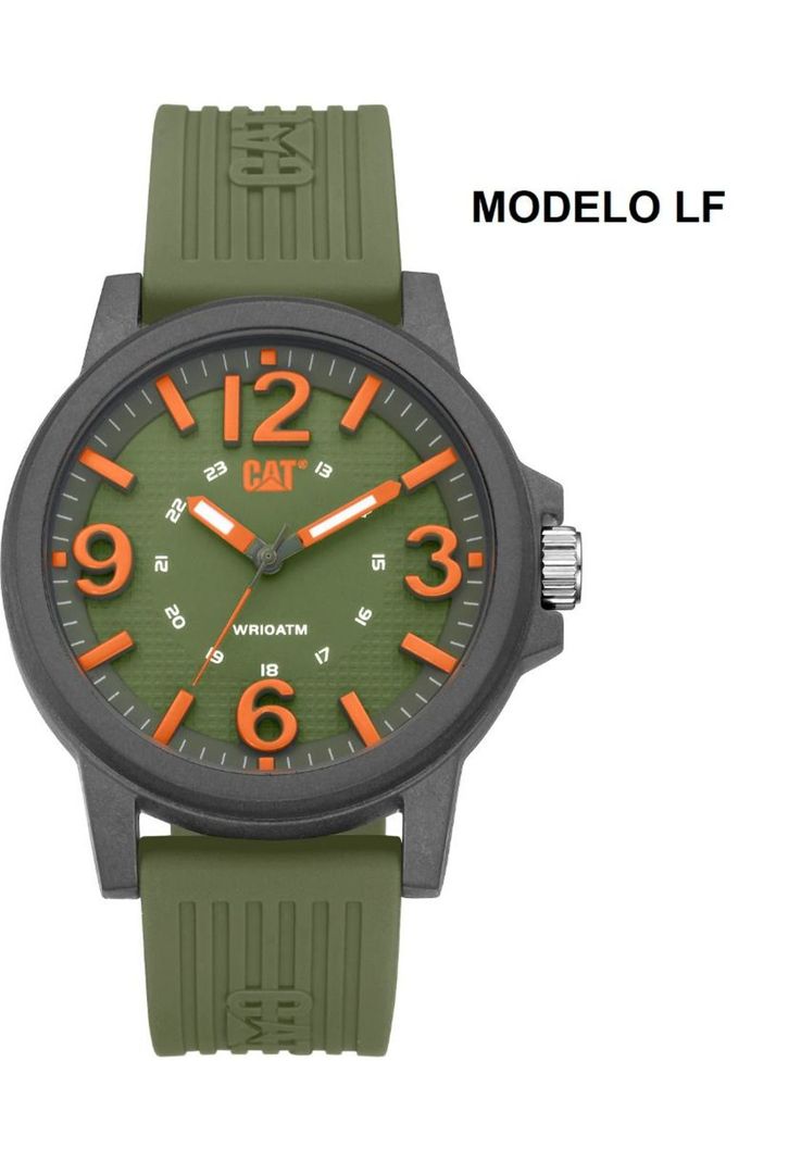 CORREA PULSERA CAT HOMBRE LF-23 Verde-2