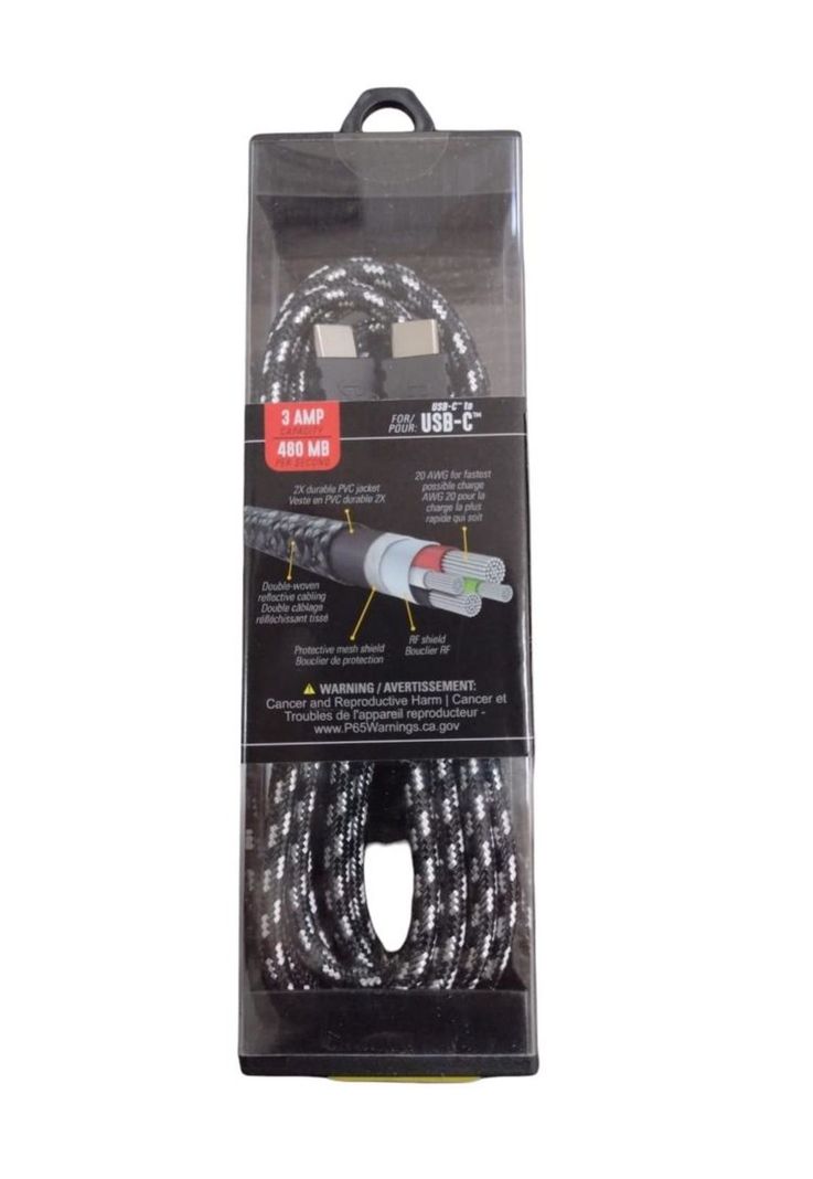 CABLE CAT USB-C A USB-C 1.8 MTS-1