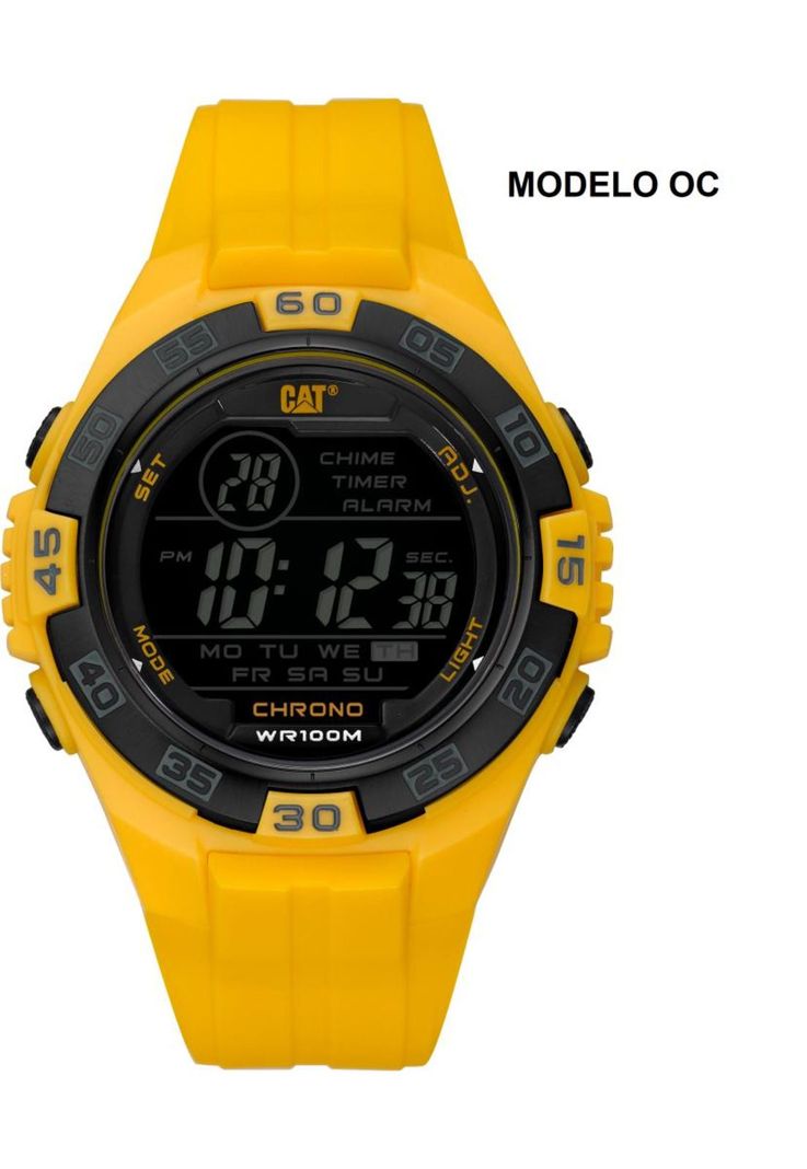 CORREA PULSERA CAT HOMBRE OC-27 Amarillo-2