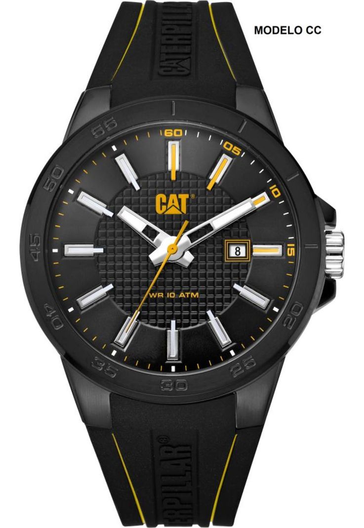 CORREA PULSERA CAT HOMBRE CC-21 Negro-2
