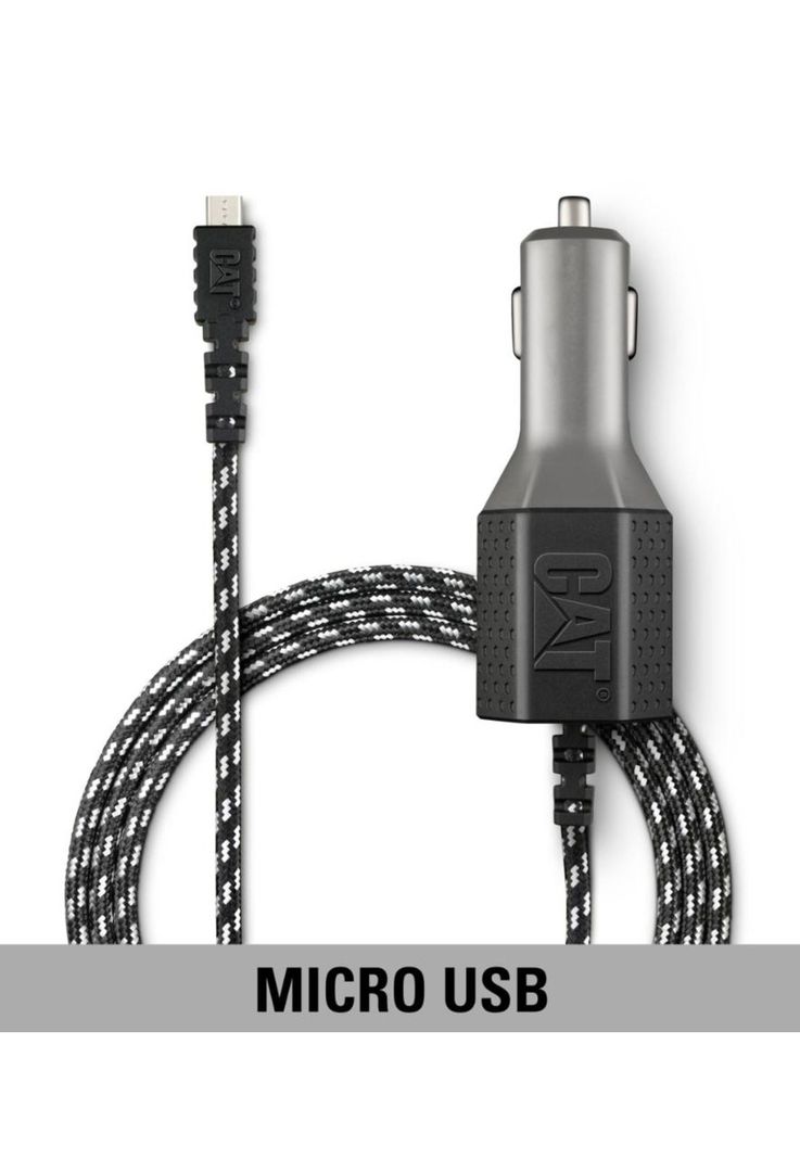 CARGADOR CAT PARA AUTOS MICRO USB DOBLE-1
