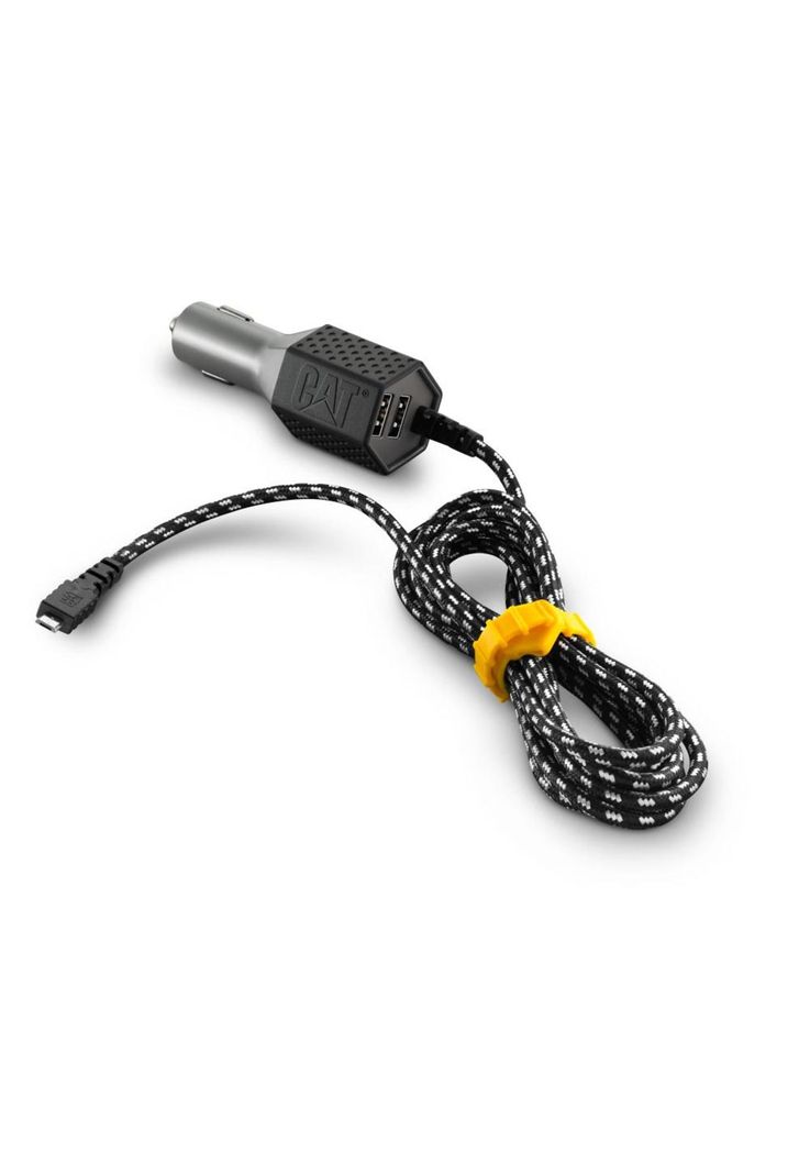 CARGADOR CAT PARA AUTOS MICRO USB DOBLE-4