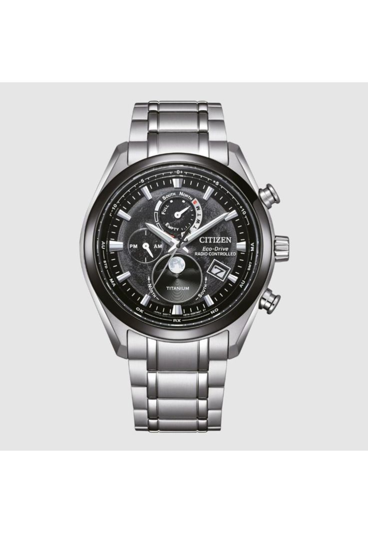 Reloj Citizen Hombre BY1018-80E Eco Drive Radiocontrolado Moonphase-0