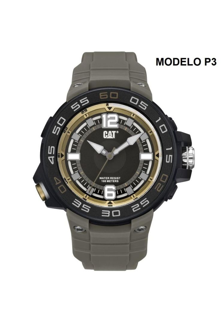 CORREA PULSERA CAT HOMBRE P3-25 Gris-2