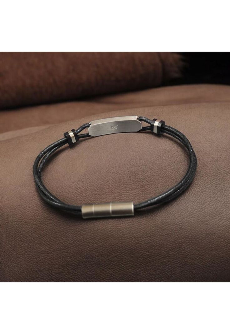 Pulsera de Hombre Cat J001B10112 Plateado-Negro-4