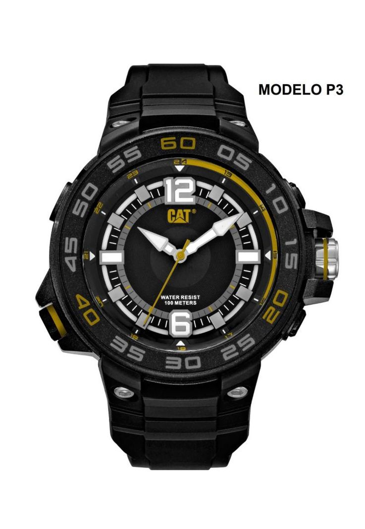 CORREA PULSERA CAT HOMBRE P3-21 Negro-2