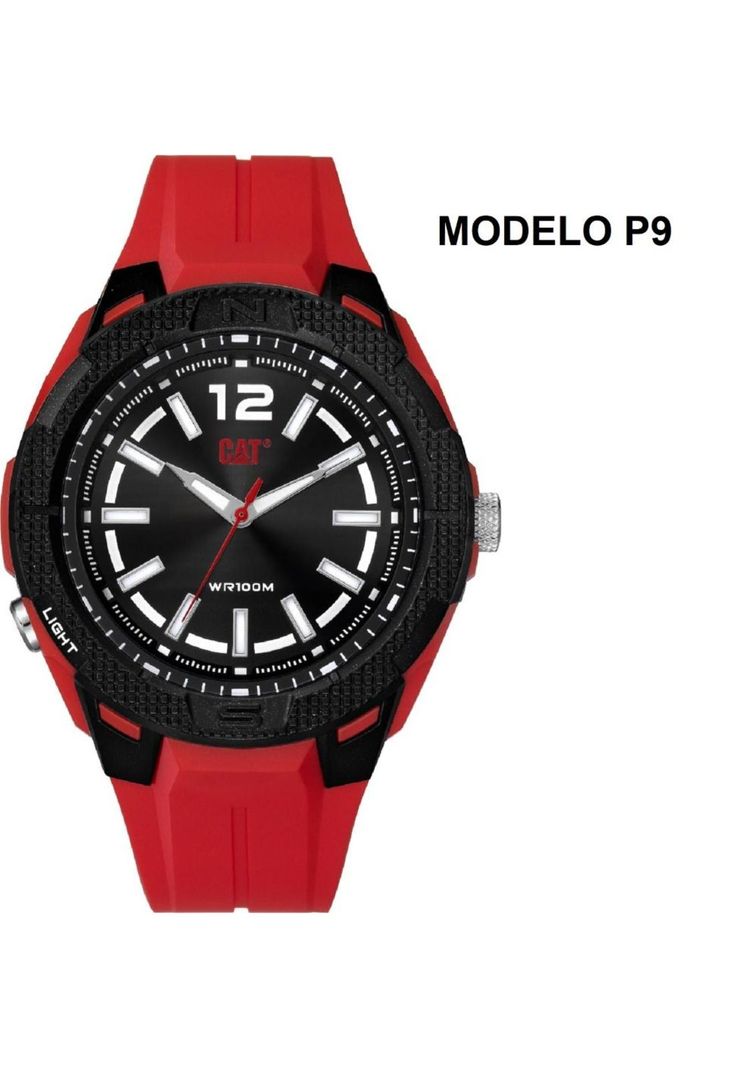 CORREA PULSERA CAT HOMBRE P9-28 Rojo-2