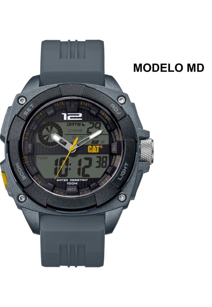 CORREA PULSERA CAT HOMBRE MD GRIS-2