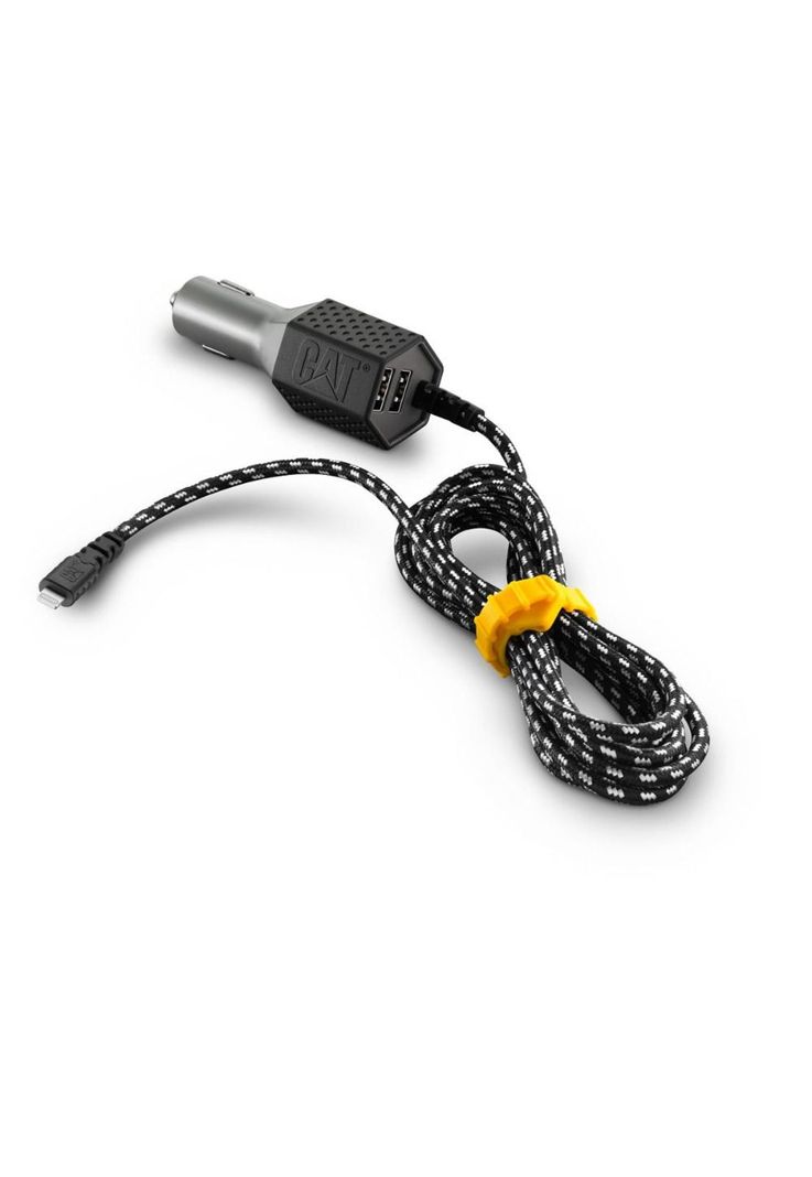 CARGADOR PARA AUTO CAT DOBLE APPLE LIGHTNING 4.8A-4