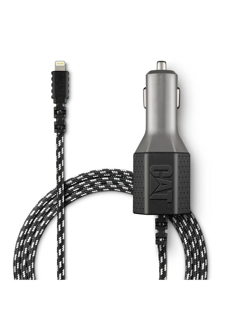 CARGADOR PARA AUTO CAT DOBLE APPLE LIGHTNING 4.8A-5