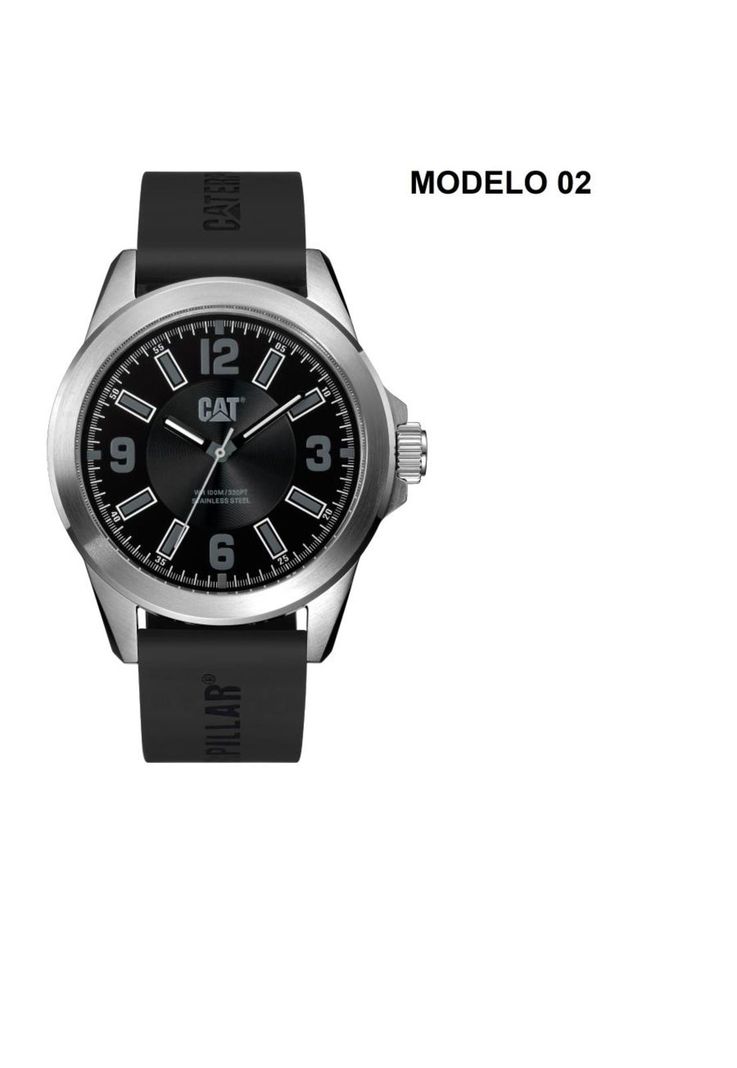 CORREA PULSERA CAT HOMBRE 02 NEGRO-2