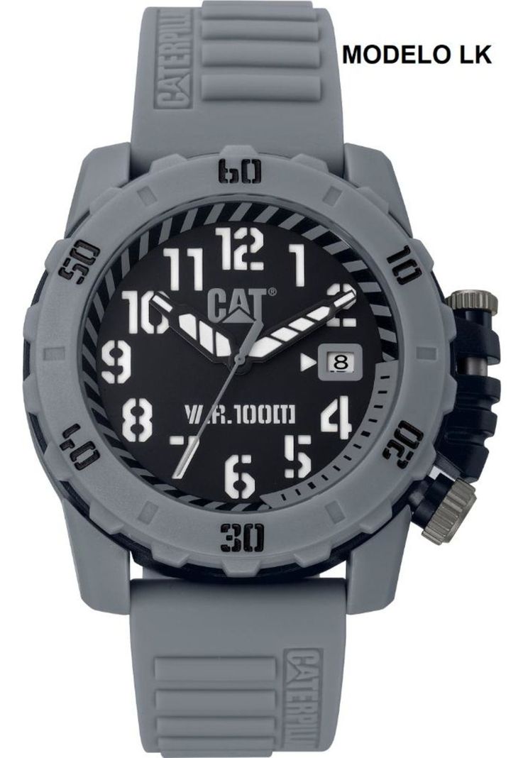 CORREA PULSERA CAT HOMBRE LK-25 Gris-2