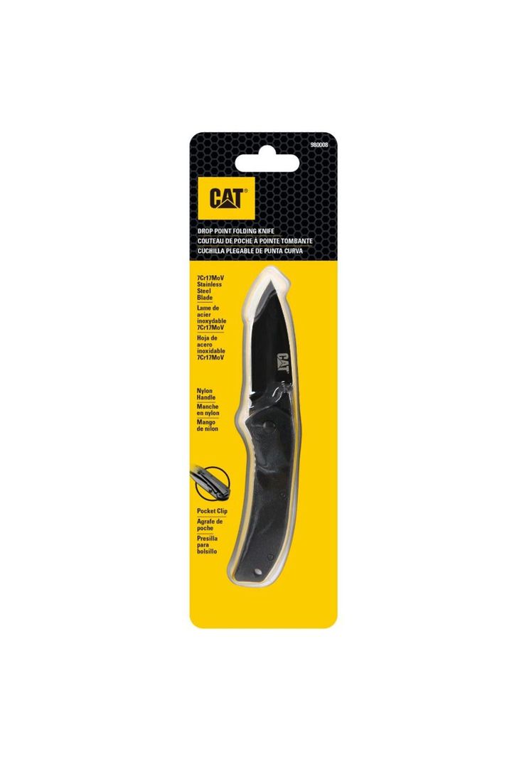 CUCHILLO NAVAJA PLEGABLE CAT 980008 PUNTA CURVA-0