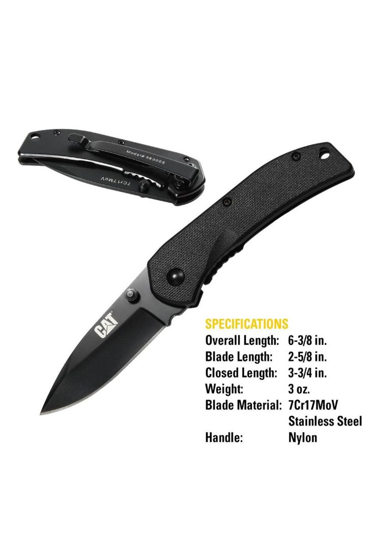 CUCHILLO NAVAJA PLEGABLE CAT 980008 PUNTA CURVA-1