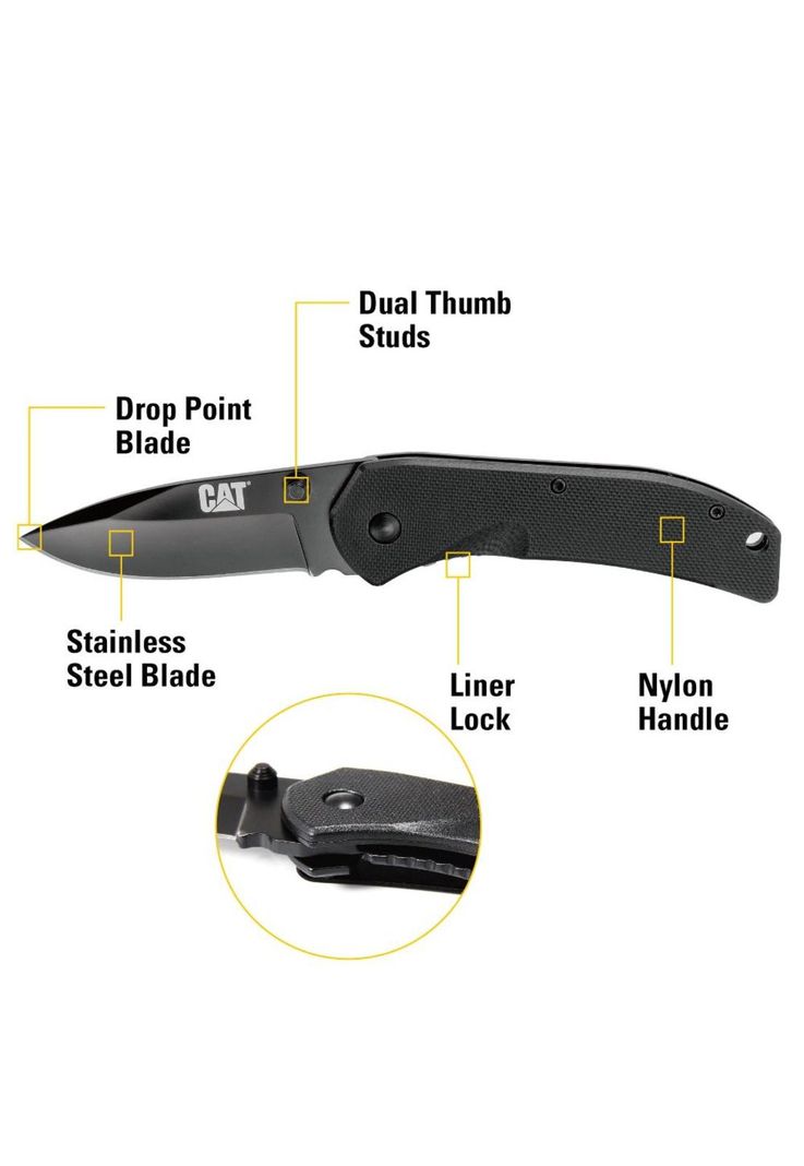 CUCHILLO NAVAJA PLEGABLE CAT 980008 PUNTA CURVA-4