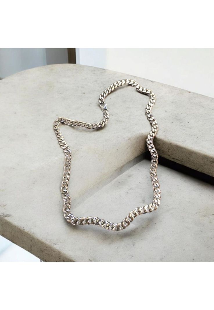 Cadena de Hombre Cat J016N00222 Plateado-1