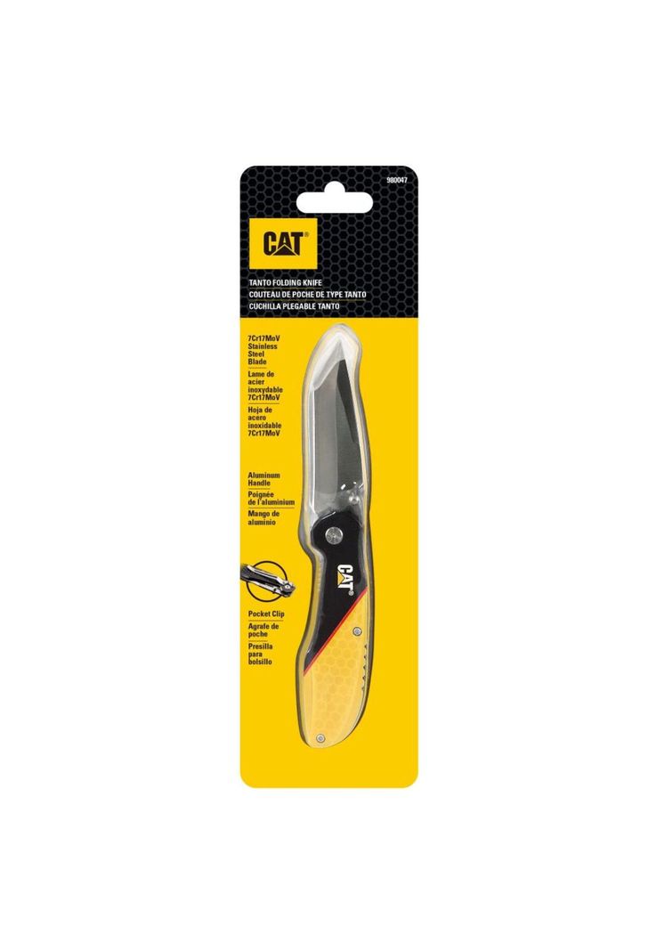 CUCHILLO NAVAJA PLEGABLE CAT 980047 TANTO-0