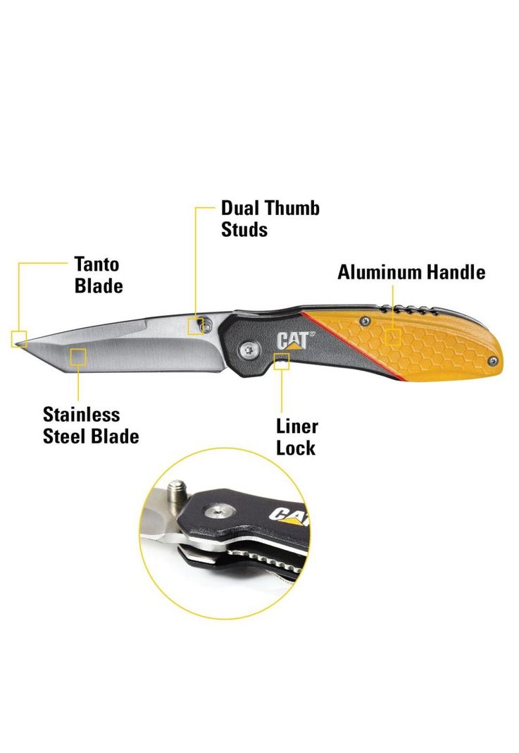 CUCHILLO NAVAJA PLEGABLE CAT 980047 TANTO-5