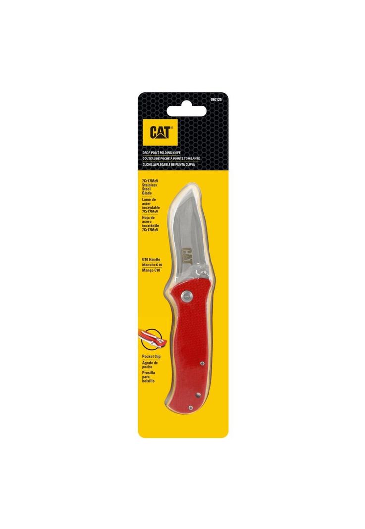 CUCHILLO NAVAJA PLEGABLE CAT 980125 PUNTA CURVA-0