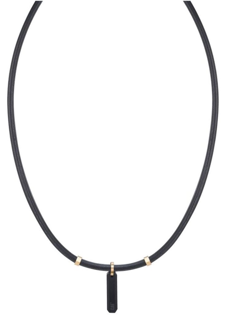 Cadena de Hombre Cat J005N10111 Negro-0