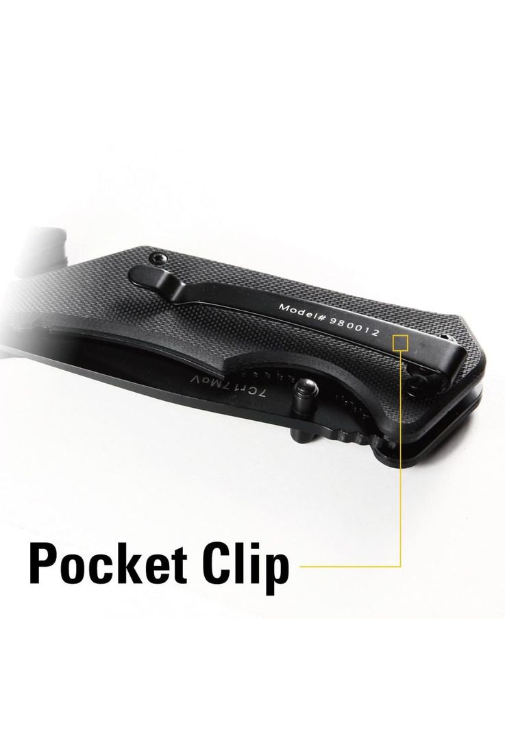 CUCHILLO NAVAJA PLEGABLE CAT 980012 PUNTA CURVA CON ROTURA DE VIDRIO Y CORTADOR DE BANDA-3