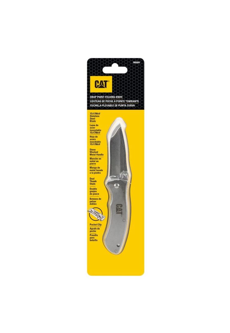 CUCHILLO NAVAJA PLEGABLE CAT 980004 PUNTA CURVA-0
