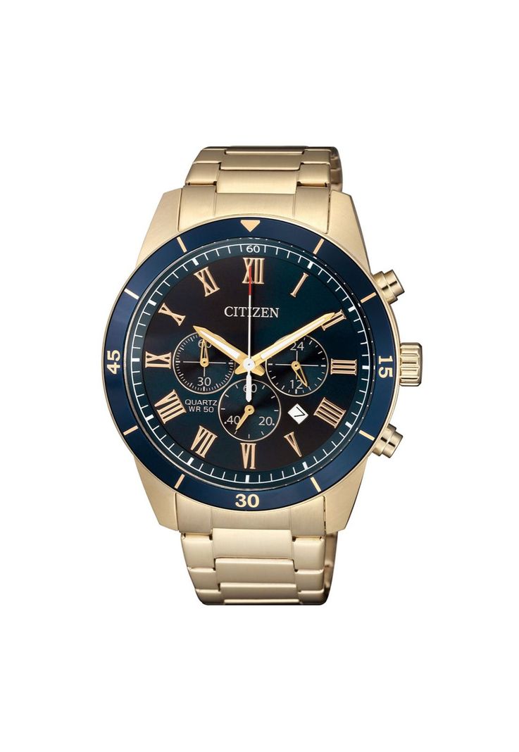 RELOJ CITIZEN HOMBRE AN8169-58L CHRONO QUARTZ Dorado
