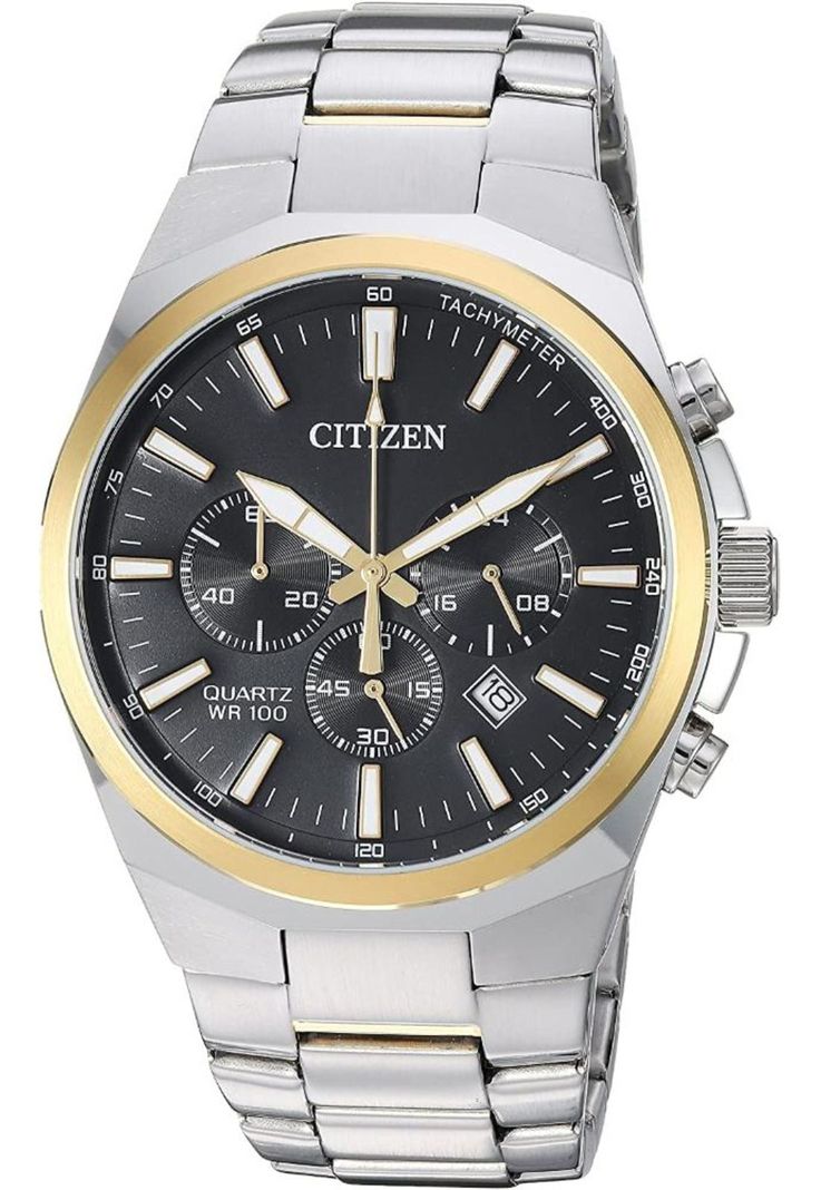 RELOJ CITIZEN HOMBRE AN8174-58E CHRONO QUARTZ Plata