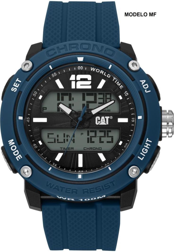 CORREA PULSERA CAT HOMBRE MF-26 Azul-2