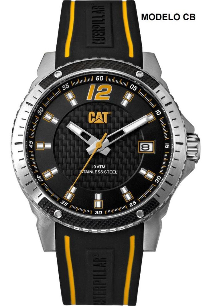 CORREA PULSERA CAT HOMBRE CB-21 Negro-2