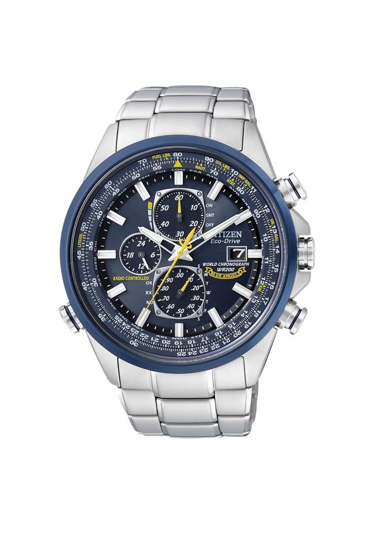 RELOJ CITIZEN HOMBRE AT8020-54L BLUE ANGELS RADIO CONTROLADO Plata
