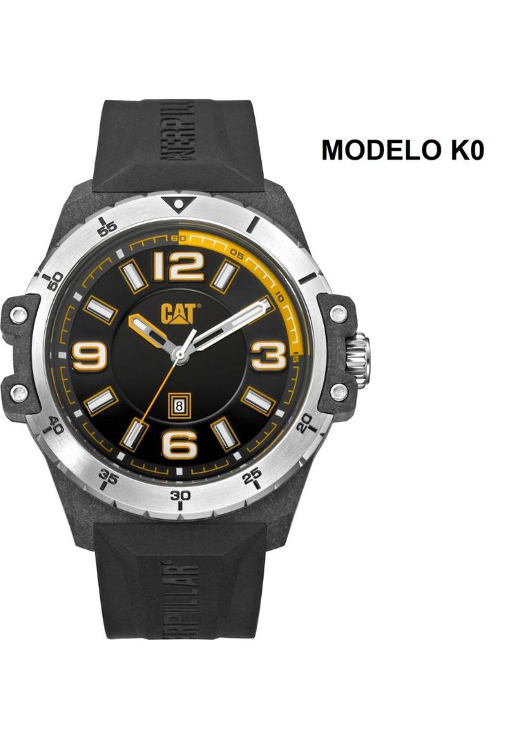 CORREA PULSERA CAT HOMBRE K0 NEGRO-2