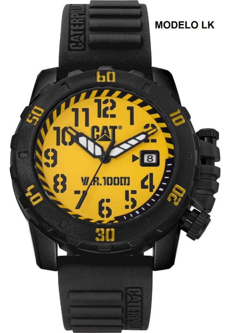 CORREA PULSERA CAT HOMBRE LK-21 Negro-2