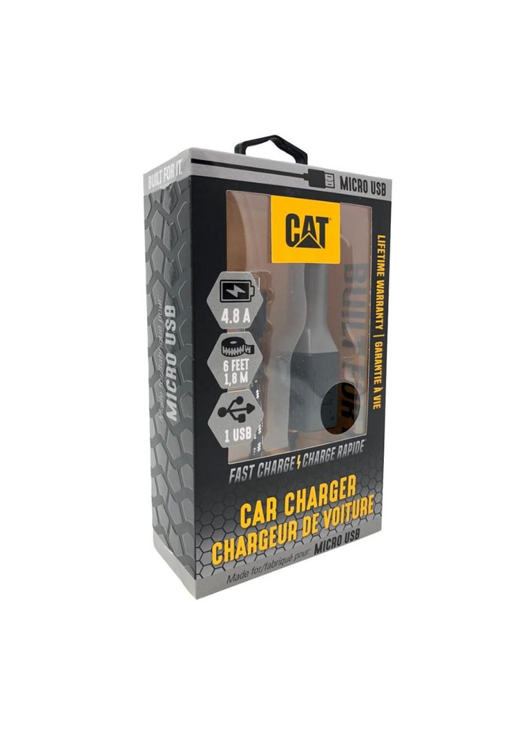 CARGADOR CAT PARA AUTOS MICRO USB SIMPLE-0