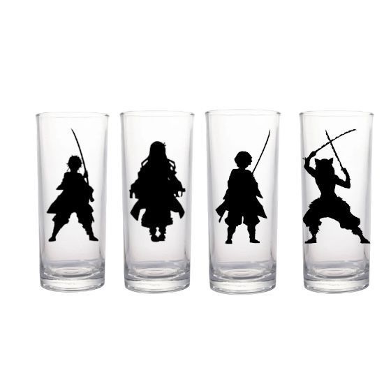 Set De Vasos Altos Kimetsu No Yaiba Demon Slayer-0