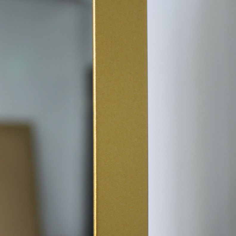Espejo Con Perchero Dorado 80x190 cm-4