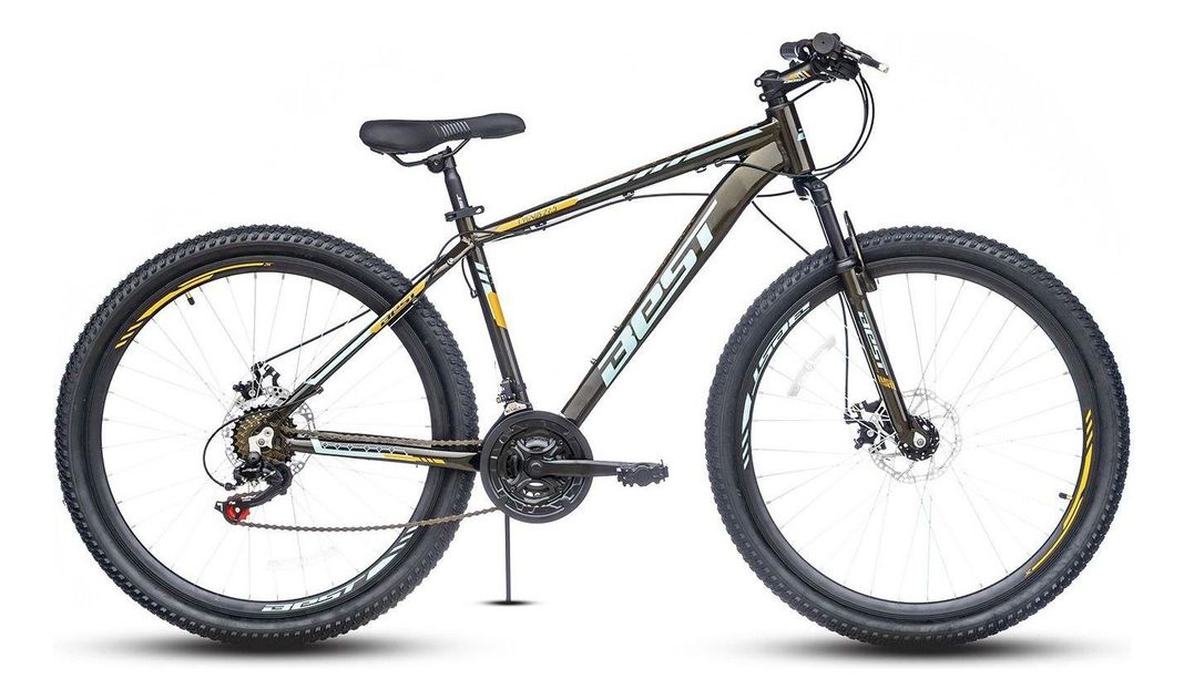 Bicicleta Best Cygnus Mtb 27,5 Aluminio Talla 19 Negro-0