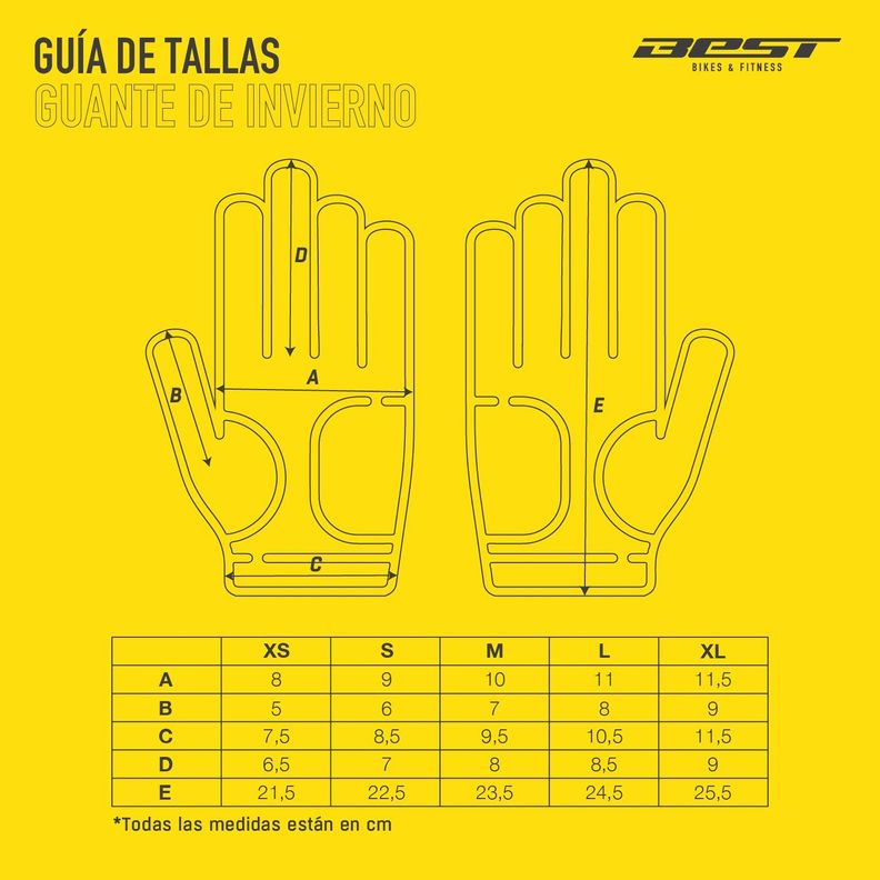 Guantes De Ciclismo Best Invierno Road-4