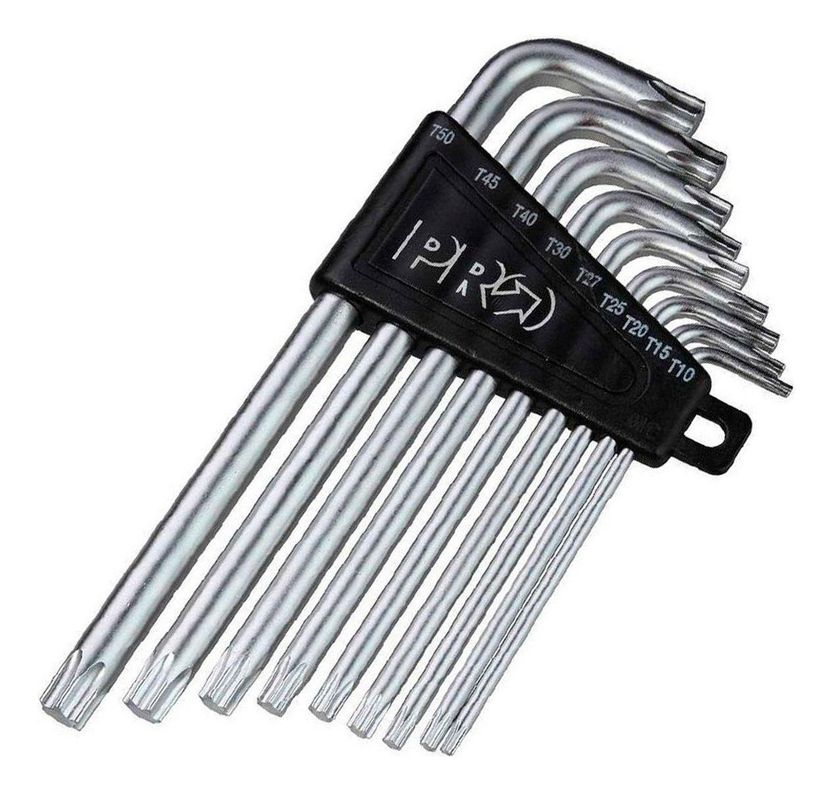 Juego De Llaves Bicicleta Pro Tool Torx Key Set T10-t50-2