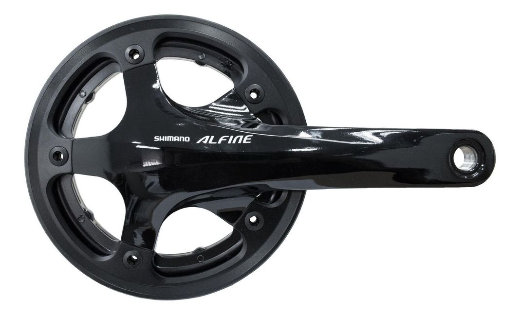 Volante Shimano Alfine Fc-s501 Hollowtech 2, 170mm 39t Gris