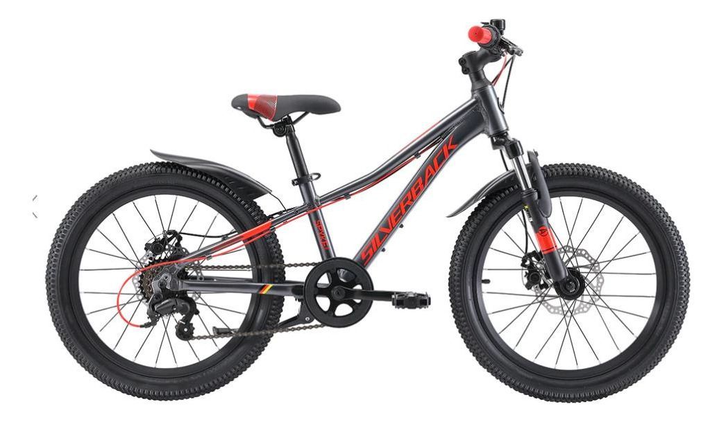 Bicicleta Infantil Silverback Spyke Aro 20 Negra-0