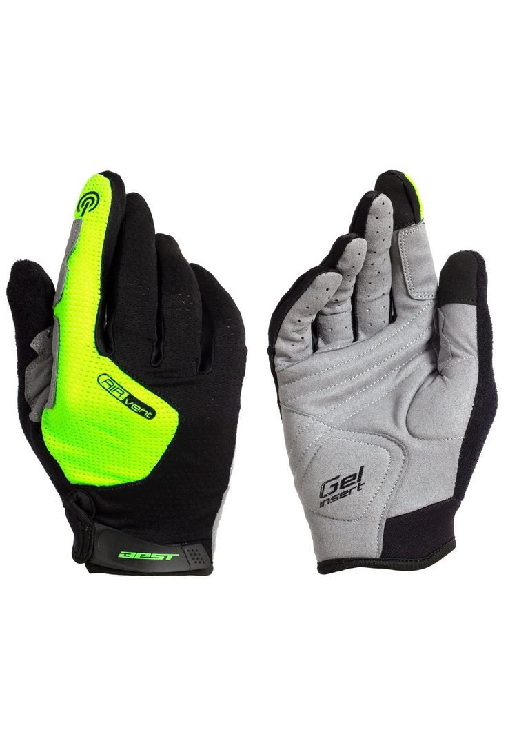 GUANTES MTB BEST PRO NEGRO/VERDE NEON TALLA L -0