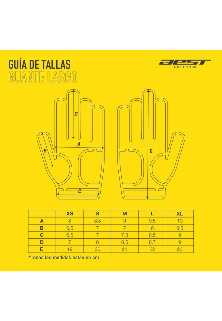 GUANTES MTB BEST PRO NEGRO/VERDE NEON TALLA L -4