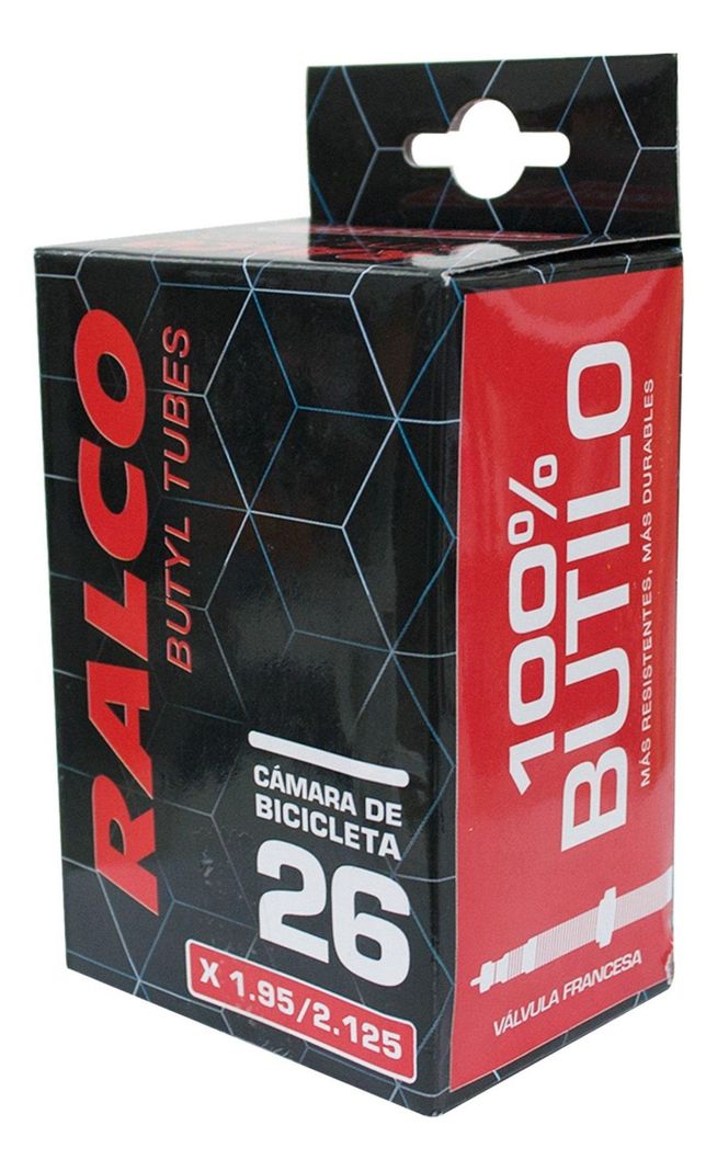 Cámara Bicicleta Ralco Aro 26 X 1.95/2.125 V Francesa Butilo-0