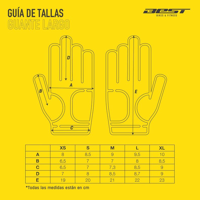 Guantes De Ciclismo Best Largo Mujer-9